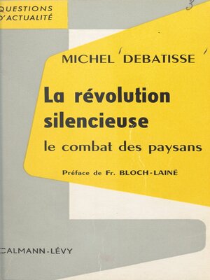 cover image of La révolution silencieuse